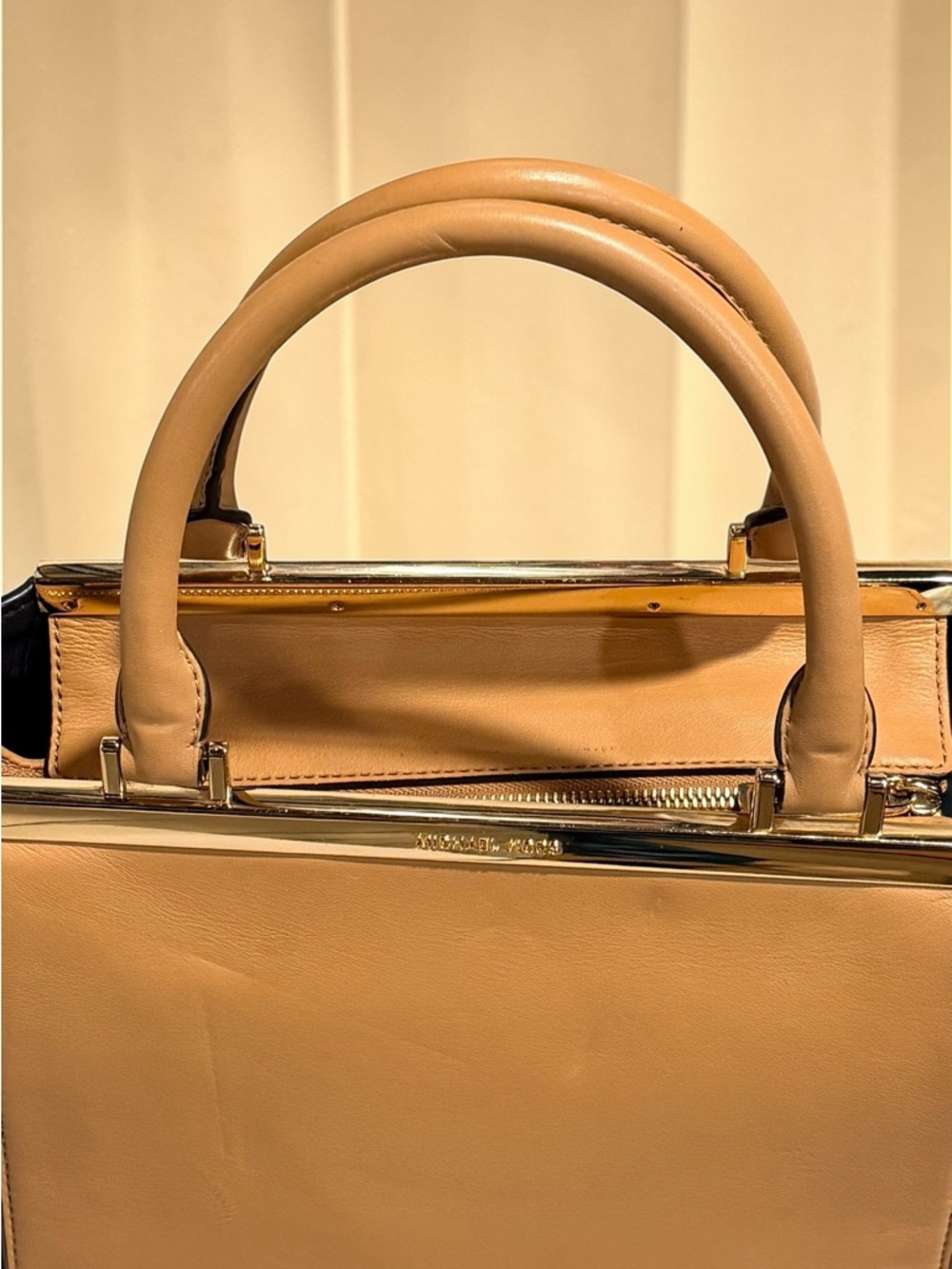 Michael Kors Vivianne Medium Satchel Colorblock Leather - Picture 8 of 15